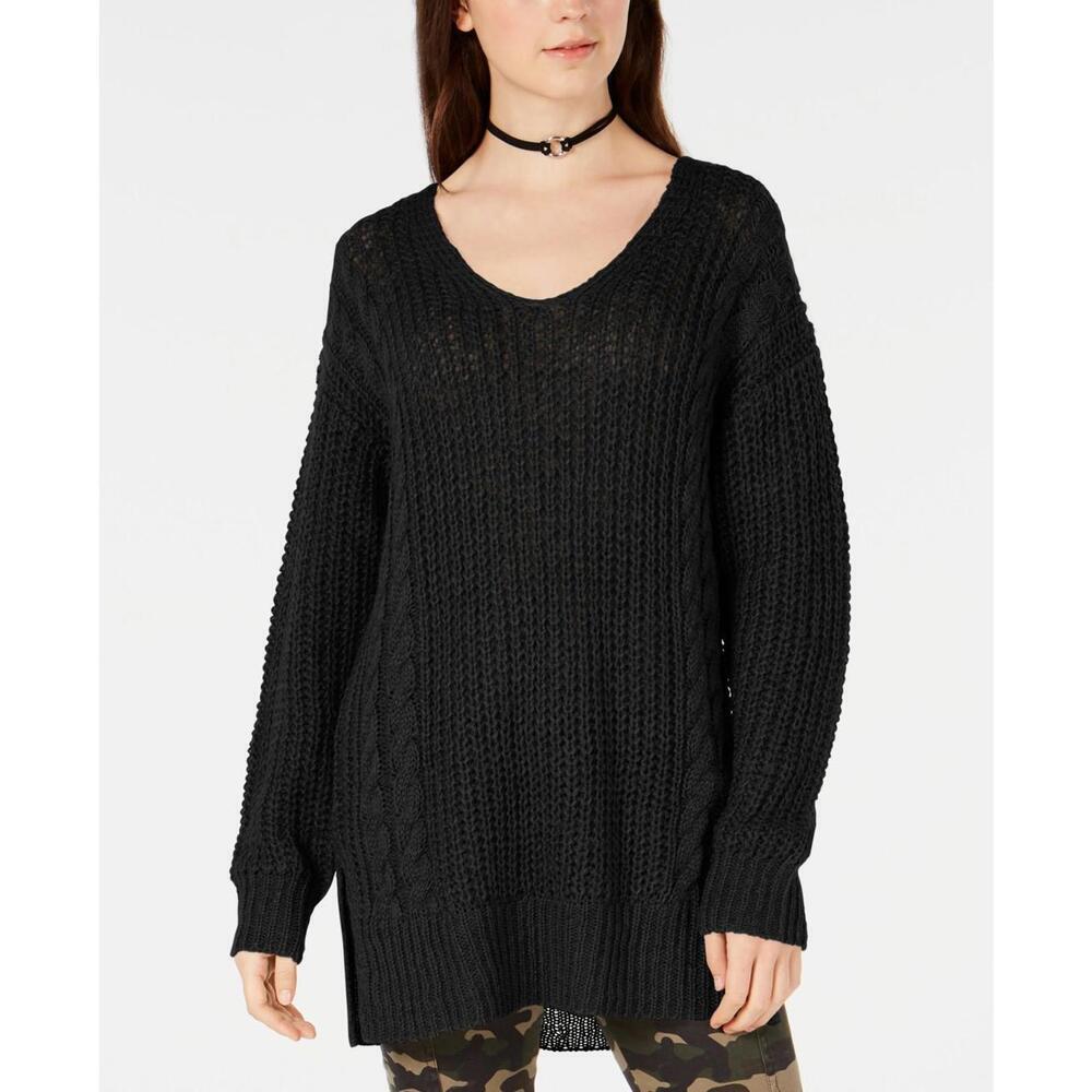 Hooked Up By Iot Juniors Criss-Cross Back Sweater Size S